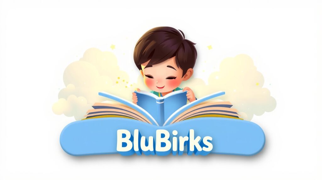flux schnell 3d cartoonstyle logo of a cute child reading an o 3